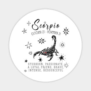 Scorpio horoscope Magnet